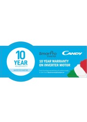 Candy SmartPro Inverter Washer CSO276TWMB-19 White 7kg