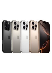 أبل آيفون 16 برو هاتف ذكي بمساحة ذاكرة 128 غيغابايت يدعم إتصال 5G - تيتانيوم أسود