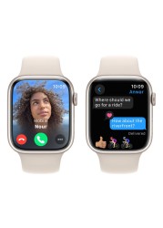 Apple Watch Series 9 GPS 41mm Starlight Aluminium Starlight Sport Band Medium/Large