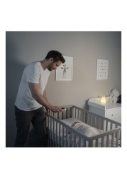 براون ثيرموسكان 7 ميزان حرارة الأذن مع شاشة عرض ملونة دقيقة ولون أزرق ليلي IRT 6525