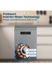 Beko Freestanding Dishwasher 15 Place Settings, 8 Programs,3 Racks,A++ Energy Rating,10 yrs warranty on Prosmart inverter motor,BDEN38523XQ(Stainless)