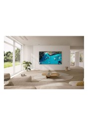 سامسونغ كريستال DU9000 تلفزيون LED ذكي UHD بحجم 98 بوصة UA98DU9000UXZN - أسود غرافيت