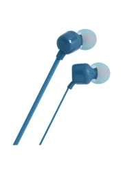 JBL Tune 110 Headphones Wired In-Ear Deep And Powerful Pure Bass Sound Blue