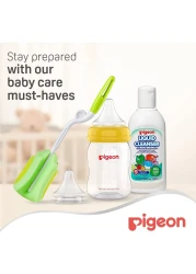 Pigeon SofTouch Peristaltic Plus Wide Neck Silicone Teat 01866 Small Clear