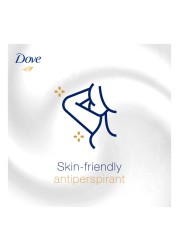 Dove Women Antiperspirant Deodorant Roll-On With 48 Hour Protection And &frac14; Moisturising Cream Invisible Dry Alcohol Free Antiperspirant 50ml