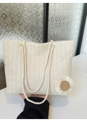 Small Floral Print Beach Style Scarf Decoration For Shoulder Bag