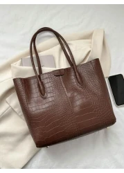 حقيبة توت كلاسيكية نسائية 2025 حقيبة سفر جديدة متعددة الاستخدامات ذات سعة كبيرة حقيبة كتف