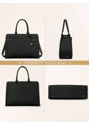 NEWHEY حقيبة كمال الأنثى ذات سعة كبيرة للموسم الانتقالي من الخريف إلى الشتاء ، حقيبة نسائية للعمل اليومي والأعما