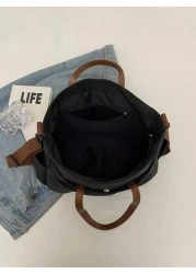 Minimalist Fashionable One Shoulder Crossbody Bag Large Capacity Commuting Versatile Women Tote Bag With Multiple Pockets Lightweight Foldable For Outdoor Travel Office University