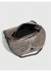 Women Handbags Soft Leather Fashion Designer Top Handle Casual Pocket Ladies Tote Portable Chain Large Shoulder Crossbody Bags Black Birthday Present