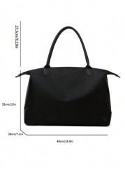 Lightweight Business Casual Minimalist Large Capacity Duffel Bag For Teen Girls Women College Students Rookies White Collar Workers Perfect For Office College Work Business Commute Outdoors Travel Out