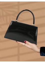 Fashion Solid Color Mirrored Handbag Evening Bag Charming And Elegant Women s Business Bag Suitable For Party Girls College Students Brides Match With Party Dresses Wedding Dresses Evening Dresses Tig