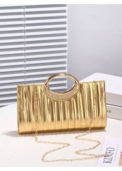 Sparkling Women s Evening Clutch Glitter Fabric Metal Accessories Decor Metal Chain Suitable For Wedding Banquet Party Prom Holiday Gift Formal Dress Matching Valentine s Day Gift Birthday Gift Perfec