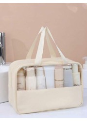 3pcs Set 1 Summer Travel Cosmetic Bag Waterproof Toiletry Bag Multi Functional Makeup Organizer Bag Travel Makeup Brush Holder Bag Portable Travel Organizer Pouch Suitable For Skincare Cosmetics Makeu