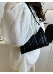 حقيبة مربعة أنيقة مبطنة صغيرة عصرية للفتيات المراهقات والنساء وطلاب الجامعة والموظفين الجدد والموظفين البيض