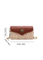 In 2024 The New Fashion Classic Letter Embroidery Printing Design Contrast Design French Baguette Bag Metal Buckle Decoration Design Shoulder Bag Is Suitable For Shopping