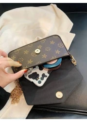 Metal Chain Bag Simple Vintage Crossbody Shoulder Bag