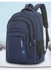 1pc Travel Business Laptop Backpack For 15 6 Inch PC Casual Sport Style Nylon Backpack For Men Large Student Bag Lightweight Multi Function Travel Bag Easy Storage Day Bag Stylish Business Travel Bag