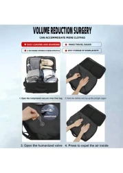 Large Capacity Vacuum Compression Business Travel Backpack Simple Fashion