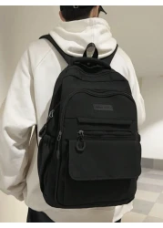 Book Backpack Flap Backpack Waterproof Portable For Travel Vacation Work Office Sport Gym Outdoor Nylon Casual For Student Boys College Student Teens Senior High School Student Funny Gifts Christmas H