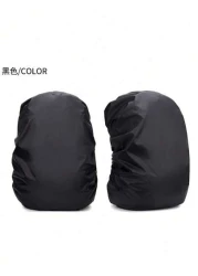 حقيبة ظهر مقاومة للماء و البلى و متينة ، غطاء للسفر والرياضة الخارجية - سعة 35 لتر ، مقاومة للغبار و قابلة للطي ب