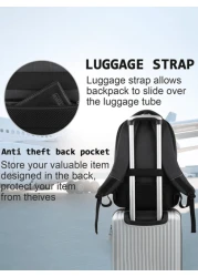 15 6 Inch Backpack Large Capacity Weekend Overnight Bag Travel Backpack Airline Approved Water Proof Laptop Backpack Gift Casual Backpack School Backpack With USB Port Best Valentine s Day Camping Hik