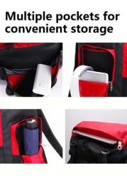 Light Hiking Bag Large Capacity Backpack Adjustable Travel Bag Multi Functional Hiking Bag Multi Pocket Duffel Bag Multi Pocket Camping Bag Suitable For Travel Holiday Hiking Hiking Camping Outdoor Sp