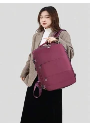 1pc Large Travel Backpack For Men Business Laptop Backpack Carry On Bag 40x20x25 Carry On Backpack Airline Approved Waterproof Backpack Multifunctional Independent Shoe Compartment Wet And Dry Separat