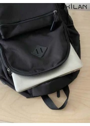 SHILAN حقيبة ظهر للطلبة الجامعيين، حقيبة سفر عالية السعة، موضة كورية، كاجوال