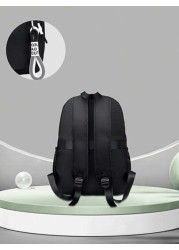 1pc Fashion Simple Casual Solid Color Large Capacity Backpack School Student Backpack Daily Backpack Lightweight Laptop Bag School Bag Shoulder Bag Graduate Student Business Outdoor Hiking Bag Back To