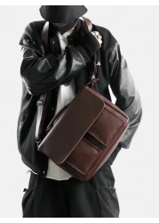 saroxi Men s Casual Shoulder Crossbody Bag Fashion Business Commuter Gift Christmas Fall University Sling Bag Cross Side Bag Gifts Scream Briefcase Document Bag Computer Bag Laptop Bag Large Capacity