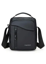 حقيبة صغيرة خفيفة الوزن مقاومة للماء كلاسيكية حقيبة كتف مائلة هدايا للرجال ضروريات السفر والعطلات هدايا الأب