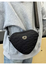 حقيبة كتف رجالية جديدة لربيع 2025 بنمط الحب، حقيبة عبر الجسم أنيقة للرفاهية والنقل اليومي