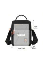 New Men s Sling Bag Casual Contrast Color Letter Pattern Messenger Bag Multi Functional Oxford Cloth Water Resistant Large Capacity Crossbody Bag Christmas Fall University Cross Body Bag Side Bag Gift