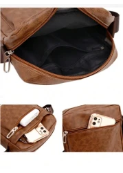 Men s Bag Casual Shoulder Bag Men s Bag Casual Cross Body Bag PU Leather Bag Business Bag For Gifts For Christmas Gifts Side Bags For Sling Bag For Crossbody Bag Shoulder Bag Dad Gifts Boyfriend Gifts
