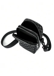 Shoulder Bag Brand New Sports Crossbody Bag Casual Versatile Lightweight Commuting Backpack Mobile Phone Bag Checkered Backpack Christmas Teacher Gift College University Bag For School Portable Fashio