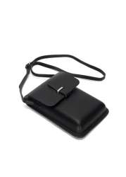 حقيبة كاجوال صغيرة ذات غطاء منقلب على الطراز الكوري، علامة تجارية فريدة من جلد البولي يوريثان، حقيبة مربعة صغ