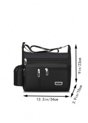 New Multifunctional Leisure Bag Large Storage Tools Canvas Bag Cross Style Shoulder Bag Cross Body Travel Bag Backpack Christmas Fall University Cross Body Bag Gifts Scream Bag Winter Christmas Gifts