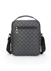 Men s Geometric Pattern Printing Square Crossbody Bag Stylish Single Shoulder Bag Small Messenger Bag For Father s Day Gift Geometric Pattern Printing Office Travelling