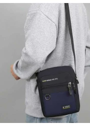 Fashion Casual Men s Cross Bag Multi Layer Waterproof Oxford Cloth Purse Men s Bag Shoulder Bag All Fabric Bag