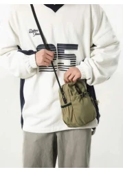 2025 New Fashionable Versatile Men s Small Square Bag Casual Simple Crossbody Bag Waterproof Shoulder Bag For Daily Commute Couple Bags