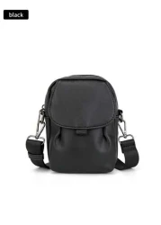 حقيبة هاتف جديدة للرجال، حقيبة رسول بسيطة من الجلد على الكتف على الطراز الكوري، حقيبة خصر صغيرة عصرية للخارج،
