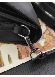 Casual Solid Color Versatile Flap Shoulder Bag Gift Sling Bag For Men Messenger Bag