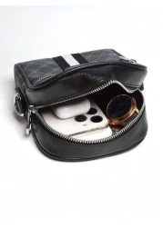 Men s Casual Lightweight Reading Glasses Phone Crossbody Bag Outdoor Shoulder Mini Messenger Bag Suitable For Back To School Father s Day Gift Commute Sling Bag Purse Essentials Business