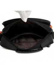 ChicCrossBag UrbanVoyagerSatchel CanvasAdventureCrossbody StylishCommuteMessenger In Grey