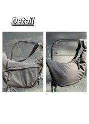 Men s Stylish Solid Color Large Capacity Crossbody Bag Business Commuter Simple Chic Shoulder Bag Streetwear Dumpling Bag Outdoor Activities Convenient Travel Sling Bag Multi Pocket Suitable For High