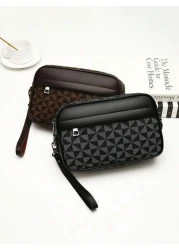 2025 Minimalist Fashion Men s Handbag With Zipper Closure Suitable For Daily Use Travel Vacation Can Be Worn Crossbody Or As A Shoulder Bag