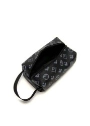 Mini Retro Floral Pattern Men s Clutch Bag Vintage Embossed Pouch PU Material Durable Small Square Handbag Water Resistant Lightweight Casual Wristlet