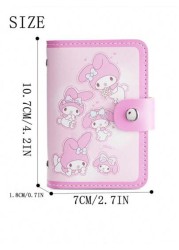 Sanrio 1 4 Anti Demagnetization Large CapacityCard Pack Multi Slot Compact Driver s License Card Case Carry On Work And Travel Must Haves Carry On Luggage Storage Accessories Beach Essentials Teacher