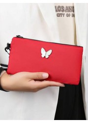 Men s Wallet New Clutch Bag Long Zipper Phone Bag Wallet Clip Wrist Bag